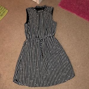 Black and White Dress